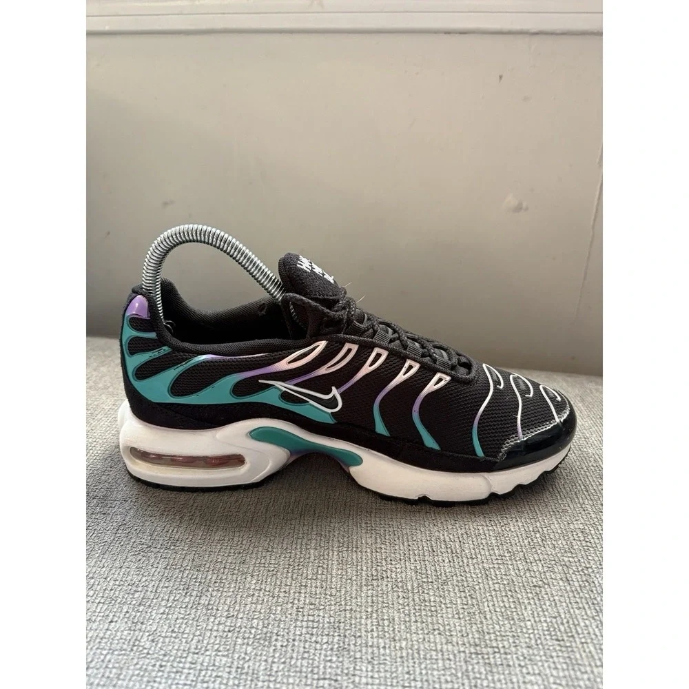 Air Max Plus 'Have a Nike Day' BQ7224-001 Black‎ Multi Color Size 5.5Y Wmn 7.5